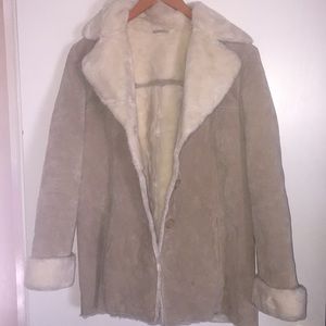Unique Leather Suede Heavy Coat by Winlet